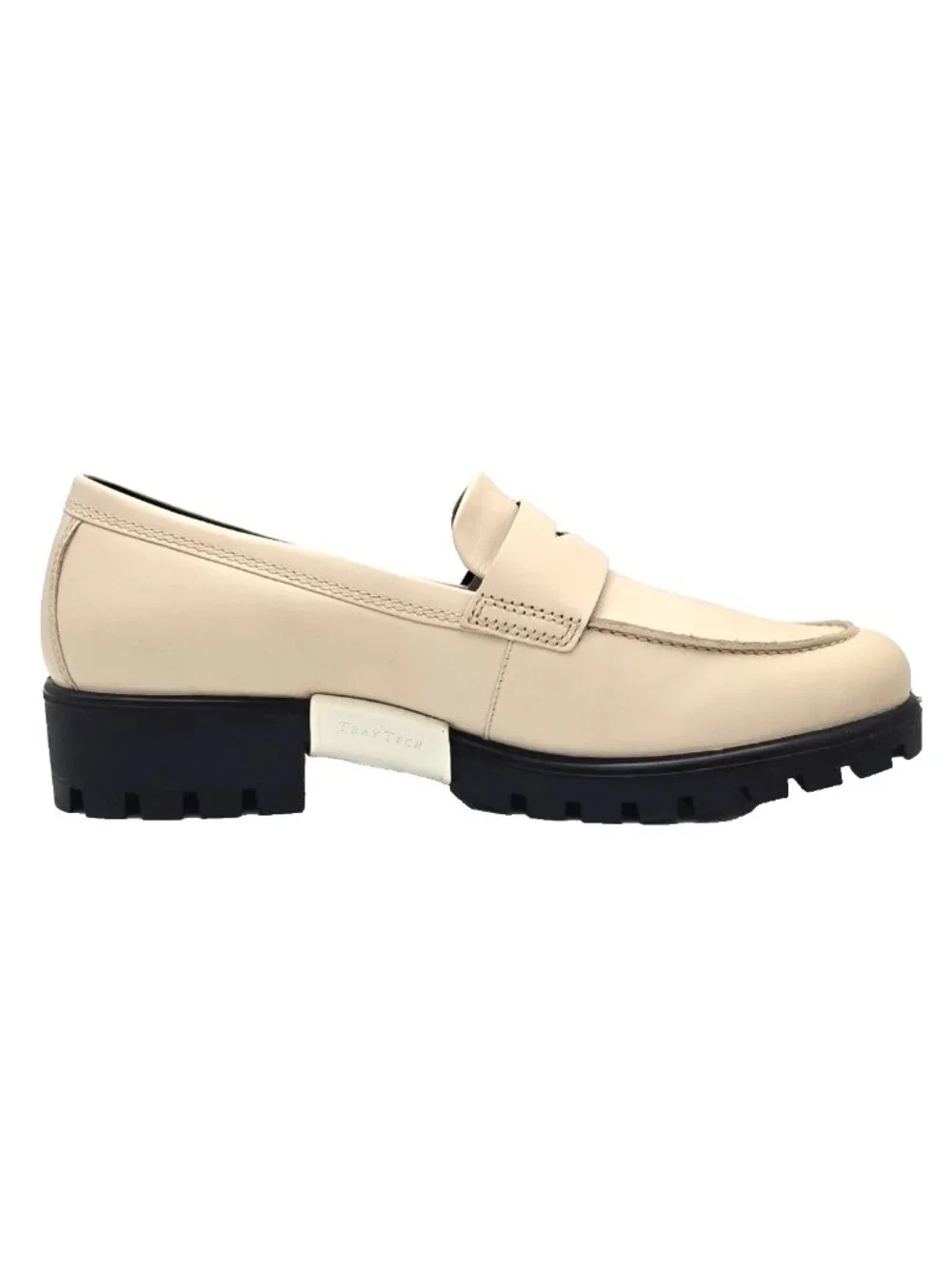 ECCO Modtray Limestone Moc Toe Penny Loafer Women's Size 11-11.5 New!